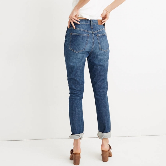 Madewell High Rise Slim Boyjean 32P - Picture 2 of 14